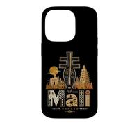 Custodia per iPhone 14 Pro Souvenir di viaggio vintage, regalo simbolo del Mali