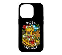 Custodia per iPhone 14 Pro Souvenir kawaii kawaii kanji giapponese Shisa Beach Path di Okinawa