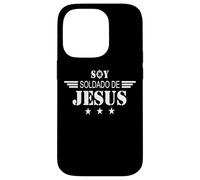 Custodia per iPhone 14 Pro Soy yo soldado de Jesús y siervo del Señor