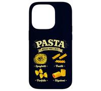 Custodia per iPhone 14 Pro Spaghetti Fusilli Farfalle Rigatoni Guida Cucina Italiana