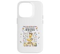 Custodia per iPhone 14 Pro Special Needs Mom Autism Caregivers Cute Mama Duck