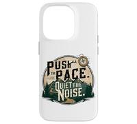 Custodia per iPhone 14 Pro Spingere il ritmo è la motivazione per l'escursionismo