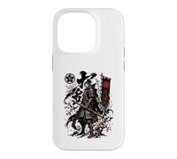 Custodia per iPhone 14 Pro Spirito guerriero samurai solitario di Tenka
