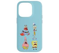 Custodia per iPhone 14 Pro SpongeBob SquarePants SpongeBob Cast Group Stare Logo