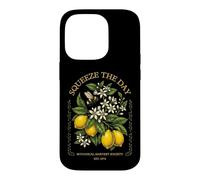 Custodia per iPhone 14 Pro Squeeze The Day Vintage Lemon Bee Botanico Summer Fruit