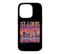 Custodia per iPhone 14 Pro st. louis, gateway, arco, missouri, paesaggio urbano, orizzonte