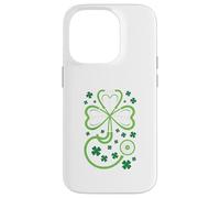 Custodia per iPhone 14 Pro St Patrick's Day Nurse Doctor Stethoscope Shamrock RN MD