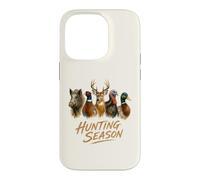 Custodia per iPhone 14 Pro Stagione di caccia Wildlife Hunter Big Game Bird Hunting Design