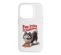 Custodia per iPhone 14 Pro Stealer Extraordinaire Pomsky Pizza Dog