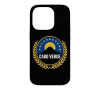 Custodia per iPhone 14 Pro Stemma del patrimonio dell'isola degli squali blu di Capo Verde