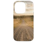 Custodia per iPhone 14 Pro Strada di ghiaia rurale Campagna Scenic Winding Path