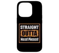 Custodia per iPhone 14 Pro Straight Outta Mount Piacevole Carolina del Sud USA Umorismo Retro