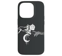 Custodia per iPhone 14 Pro Stregoneria Occulto Michelangelo Luna Rosa Stregoneria Gotico