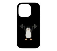 Custodia per iPhone 14 Pro Strong Penguin Palestra Sollevamento Pesi Powerlifting Fitness
