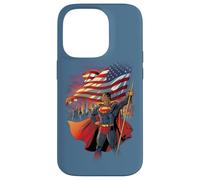 Custodia per iPhone 14 Pro Superman American Hero