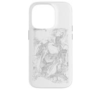 Custodia per iPhone 14 Pro Superman Exploding Space Sketch