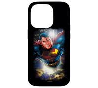 Custodia per iPhone 14 Pro Superman In the Sky Character