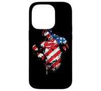 Custodia per iPhone 14 Pro Superman The American Way Flag