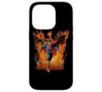 Custodia per iPhone 14 Pro Superman Through the Fire