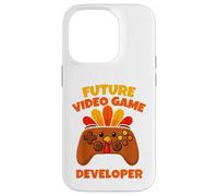 Custodia per iPhone 14 Pro Sviluppatore di videogiochi Future Thanksgiving Gaming Fun Boy Kid