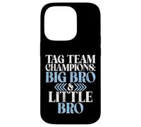 Custodia per iPhone 14 Pro Tag Team Champions Big Bro & Little Bro Brother