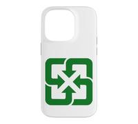 Custodia per iPhone 14 Pro Taiwan Riciclaggio Logo Giornata della Terra Riciclare Ambiente Ecologia