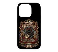 Custodia per iPhone 14 Pro Tarocchi e Gatti Neri: Stile Occulto e Magico