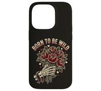 Custodia per iPhone 14 Pro Tatuaggio Gotico Di Rose
