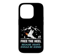 Custodia per iPhone 14 Pro Telemark Skiing Squats Should Be Scenic