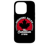 Custodia per iPhone 14 Pro The Canadian Is Here Canada Flag Vintage Symbol Home Pride