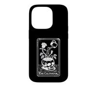 Custodia per iPhone 14 Pro The Cultivator Macabre Tarocco Carta Cranio Fioriera Botanica