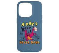 Custodia per iPhone 14 Pro The Flintstones Dino A Day's Work Is Never Done