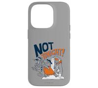 Custodia per iPhone 14 Pro The Flintstones Fred Wilma Not Tonight
