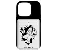 Custodia per iPhone 14 Pro The Fool Tarot Card Occulto Cosmic Wanderer Gotico