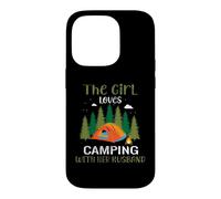 Custodia per iPhone 14 Pro The Girl Loves Camping With Her Husband Camper Adventure