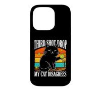 Custodia per iPhone 14 Pro Third Shot Drop My Cat non è d'accordo Pickleball