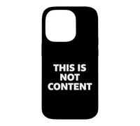 Custodia per iPhone 14 Pro This Is Not Content
