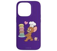 Custodia per iPhone 14 Pro Tom and Jerry Macaron Love