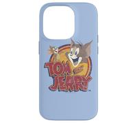Custodia per iPhone 14 Pro Tom and Jerry Water Damaged colors