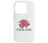 Custodia per iPhone 14 Pro Top da rugby inglese invecchiato - England Rugby Football