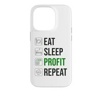 Custodia per iPhone 14 Pro Trader di criptovalute - Mangia ripetizione profitto sonno