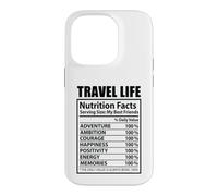 Custodia per iPhone 14 Pro Travel Life Fatti nutrizionali Vacanza divertente