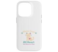 Custodia per iPhone 14 Pro Treppiede a tre zampe per gatti, con supporto a forma di cuore, resilienza