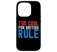 Custodia per iPhone 14 Pro Troppo cool per il dominio britannico divertente 4 luglio 4 luglio