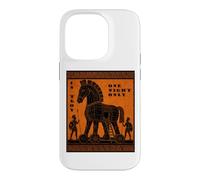 Custodia per iPhone 14 Pro Troy One Night Only Trojan Horse Greco Mitologia Arte