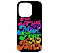 Custodia per iPhone 14 Pro Trust No Man Fear NoOne - Design audace
