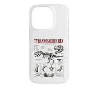 Custodia per iPhone 14 Pro Tyrannosaurus Rex Fossil Guide Museo Anatomia Arte