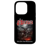 Custodia per iPhone 14 Pro Ufficiale Saxon Hell Fire Heavy Metal band
