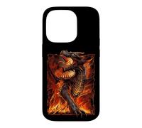 Custodia per iPhone 14 Pro Ufficiale Spiral Draconis Flame Gothic Fantasy