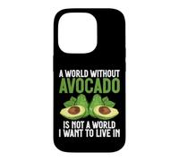 Custodia per iPhone 14 Pro Un mondo senza avocado non è un mondo in cui voglio vivere